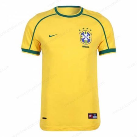 Retro Brazílie Home Fotbalové soupravy 1998-Pánské