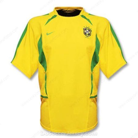 Retro Brazílie Home Fotbalové soupravy 2002-Pánské