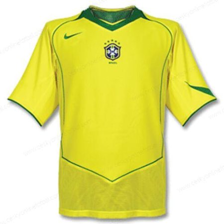 Retro Brazílie Home Fotbalové soupravy 2004-Pánské