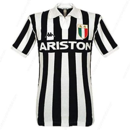 Retro Juventus Home Fotbalové soupravy 1984/85-Pánské