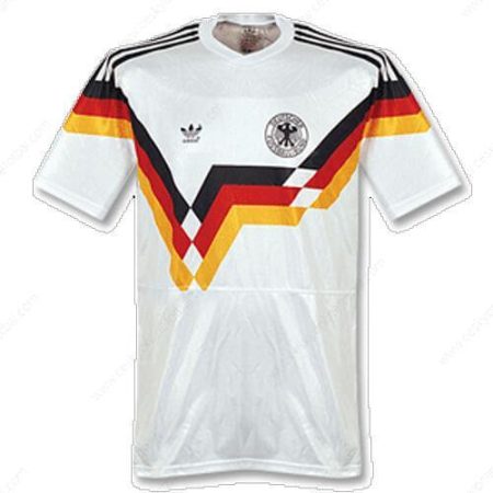 Retro Německo Home Fotbalové soupravy 1990-Pánské